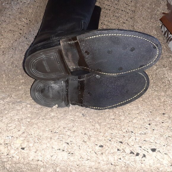 BOULET Canada-Tall Black Leather Riding Boots-Round Toe-Sz 6.5C-Large-NWOB - Picture 8 of 8